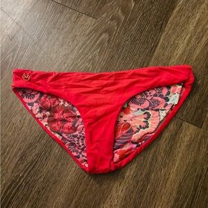 Reversible Maaji Women's Red Floral Swim Bottom